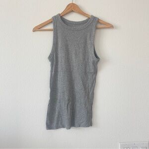 Gray Sleeveless Tank Top